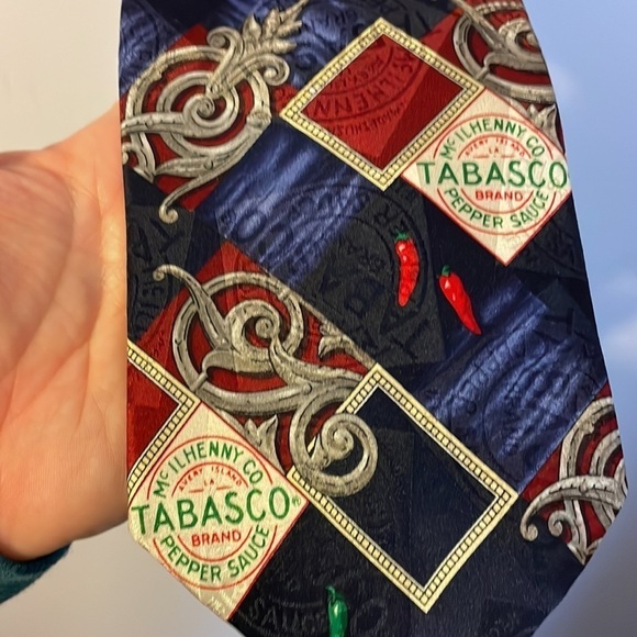 Tabasco Silk Tie Made in USA New With Tags - Picture 8 of 16